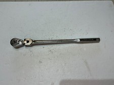 44984 Vintage Craftsman 1/2” Dr Flex Head Long Handle Ratchet Made in USA -V- picture