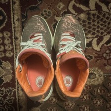 Nike Men's Low Top Lace-Up Athletic Sneakers Pink/Orange Gray/White Colorblock picture