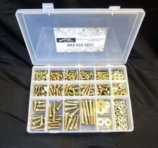 334PC Grade 8 Fine Thread Bolt/Nut And Washer Assortment With Plastic Box picture