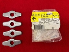 NOS GM Corvette 4 Brake Shoe Guide Plates 3691500 Bel Air Impala 51 53 57 60 62 picture