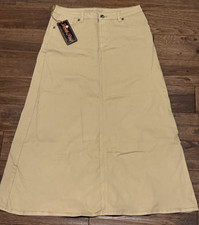 Hannah Renee Khaki Skirts for Women-- Straight, A-Line picture