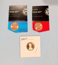 2026 PDS BU and Proof Lincoln Cent Penny-P and D from Mint Set plus S Proof picture