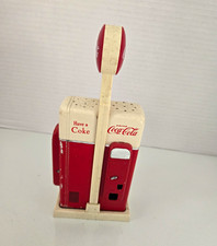 Coca-Cola Have a Coke Gas Pump Salt & Pepper Shaker Set, Red/Beige picture