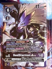 BeelStarmon ACE Alt Art Box Topper  - Special Limited Set Rare Art Card - NM/M picture