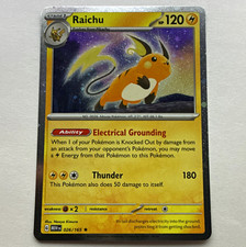 The Pokémon Company Raichu 026/165 Cosmo Holo Rare EN picture