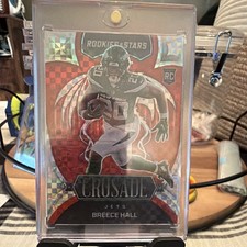 2022 Panini Rookies & Stars Crusade Breece Hall #CR-20 Red Plaid Prizm (RC) picture