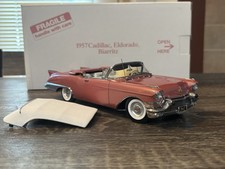 Danbury Mint 1957 Cadillac Eldorado Biarritz Dusty Rose  All Papers Box Complete picture
