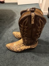 Dan Post snake skin boots picture