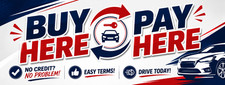 3ft x 8ft Buy Here Pay Here  Vinyl Banner- New-Free Shipping picture