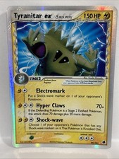 Tyranitar ex 99/101 EX Dragon Frontiers Delta Species Holo Rare-DAMAGED-HP- picture