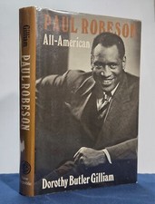 PAUL ROBESON ALL-AMERICAN Gilliam 1976 SIGNED First Edition/Printing HC$DJ FINE picture