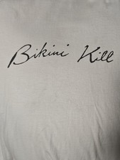 Vintage 92 Bikini KILL 1992 TOUR Tshirt Punk Riot grrrl Rare  Grunge picture