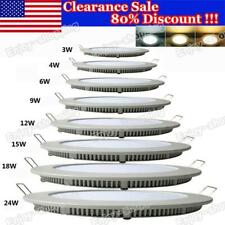 6W 9W 12W 15W 18W LED Recessed Ceiling Panel Down Lights Bulb Slim Lamp Fixture picture