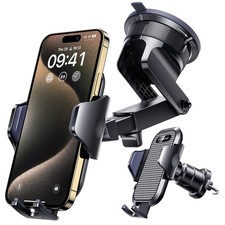 [True Military-Grade] Car Phone Holder VANMASS 4-7 inches, Ink Black picture
