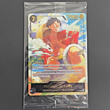 Monkey D. Luffy Japan Expo Promo P-075 One Piece Card FRENCH EXCLUSIVE - Sealed picture