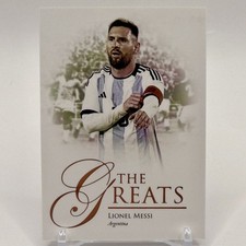 Lionel Messi 2023 Futera Unique The Greats #114 Argentina PSG Inter Miami picture