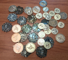 41 Large Lot Religious Medallions ACE Regional and International Convention picture