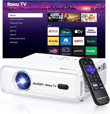 4K Roku TV Projector 50000LMS 5G WiFi Bluetooth 1080P Netflix Video Home Theater picture