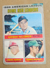 Topps 1969 Topps #66 AL Home Run Leaders League Leaders Killebrew Jackson picture