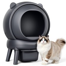 Used Cleaning Litter Box with App Control, Large Capacity for Multiple Cats picture