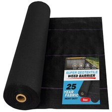 Super Geotextile Professional 5oz Geotextile Weed Barrier - Landscape Fabric picture