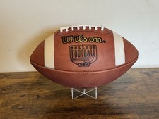 Wilson 1001 NCAA Collegiate Leather Football Restored New Bladder And Laces picture