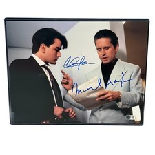 Michael Douglas, Charlie Sheen Signed 11x14 Wall Street Photo Autograph Beckett picture