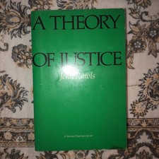 A Theory of Justice by John Rawls First Edition 3rd Printing 1972 picture