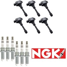 6x Ignition Coil &6x NGK Iridium Spark Plug for Nissan 370Z 09-20 INFINITI picture