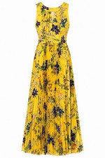 NEW never worn Tahari Arthur S. Levine Maxi Dress, pleated. Size 6 picture
