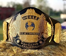New Winged Eagle Wrestling Championship Replica Title Belt 6MM  Zinc Adult Size picture