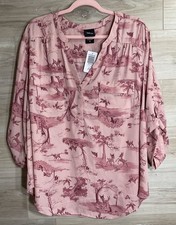 NEW Torrid Disney Bambi print Top Women Plus Size 3X Harper Pullover picture