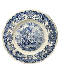 Port of Bristol • Historical Ports of England • Blue & White Decorative Plate picture