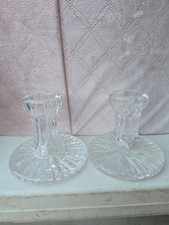 Vintage Pair of Waterford Cut Crystal Candle Holders picture