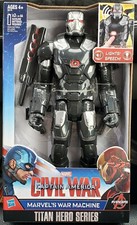 MARVEL CIVIL WAR WAR MACHINE **LIGHTS + TALKING**  Titan Hero Series avengers  picture