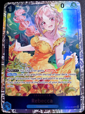Rebecca OP15-053 SR ONE PIECE Tcg Card Game NM Blue picture