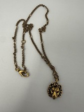 Gucci Lion Head Pendant Gold Double Chain Necklace picture