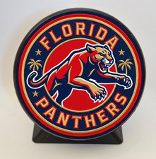 New 2026 Florida Panthers Hockey Puck With Stand picture