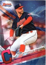2017 Bowman's Best #57 Corey Kluber Cleveland Indians picture