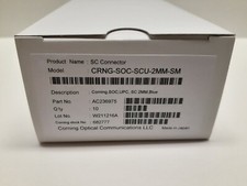 Corning SC 2mm splice on connectors one box (10) SOC-SCU-2MM-SM FuseLite fusion picture