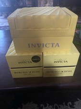 Invicta Box,s There Are Three Of Them And Good Condition. picture