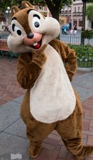 DISNEYLAND CHIP & DALE CHIPMUNK CAST MEMBER CHARACTER COSTUME PAIR OF FEET picture