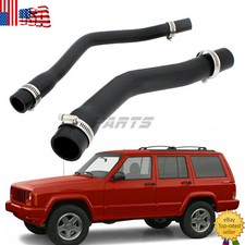 Fits 1997-2001 Jeep Cherokee Filler and Vent Fuel / Gas Hoses w/ 4 Clamps picture