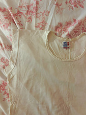 Rare collectors Lingongmin vintage babydoll white cotton tee with frills picture