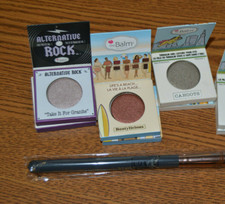 6 the Balm Eye Shadow Palettes~3 Colors two of each one with a Luxie Brush picture