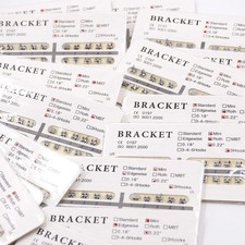 25 Size Orthodontic Metal Brackets Braces Dental Mini Standard Roth/MBT/Edgewise picture