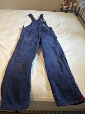 VINTAGE RARE Ameritech 1990s Carhartt Insulated Bibs - Excellent Condition picture