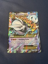 M Mewtwo EX 63/162 Breakthrough Holo Pokémon card played  picture