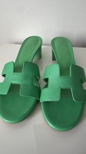 Hermes Oasis Vert Comics Size 37.5 Excellent Condition  picture