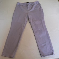 Talbots Flawless Five Pocket Slim Ankle size 14 lavender pants picture